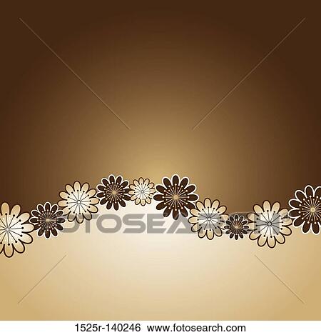floral background View Large Illustration Stock Illustration - floral background. Fotosearch