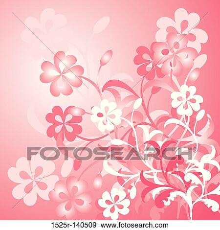 Stock Illustration - Floral background. Fotosearch