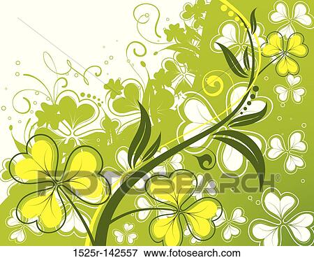 Floral background View Large Illustration Stock Illustration - Floral background. Fotosearch