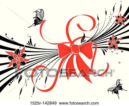 Floral background View Large Illustration Stock Illustration - Floral background. Fotosearch