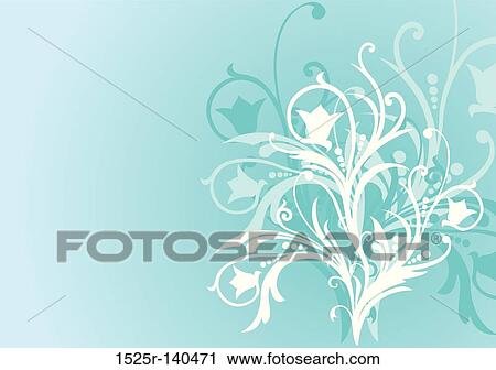 Floral background, vector View Large Illustration Clip Art - Floral background, vector. Fotosearch