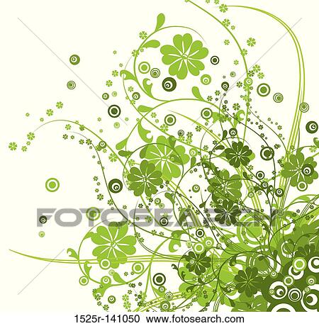 Floral background, vector View Large Illustration Clipart - Floral background, vector. Fotosearch
