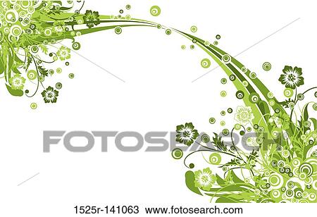 Floral background, vector View Large Illustration Drawing - Floral background, vector. Fotosearch
