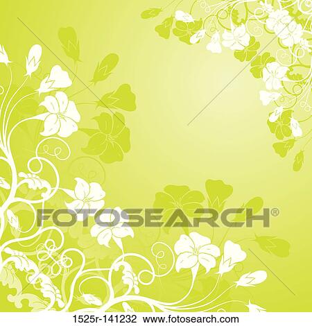 Floral background, vector View Large Illustration Drawing - Floral background, vector. Fotosearch