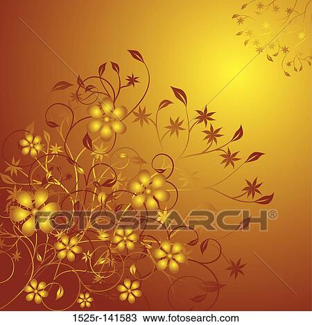 Floral background, vector View Large Illustration Drawing - Floral background, vector. Fotosearch