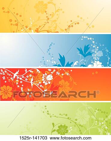 Floral background, vector View Large Illustration Drawing - Floral background, vector. Fotosearch