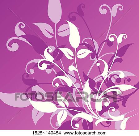 Floral background, vector View Large Illustration Stock Illustration - Floral background, vector. Fotosearch