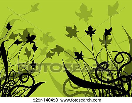 Stock Illustration - Floral background, vector. Fotosearch