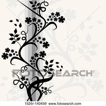 Stock Illustration - Floral background, vector. Fotosearch