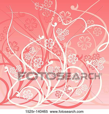 Stock Illustration - Floral background, vector. Fotosearch