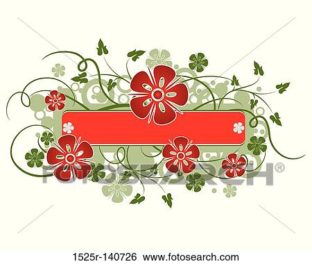 Stock Illustration - Floral background, vector. Fotosearch
