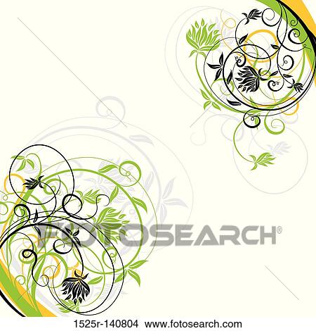 Stock Illustration - Floral background, vector. Fotosearch