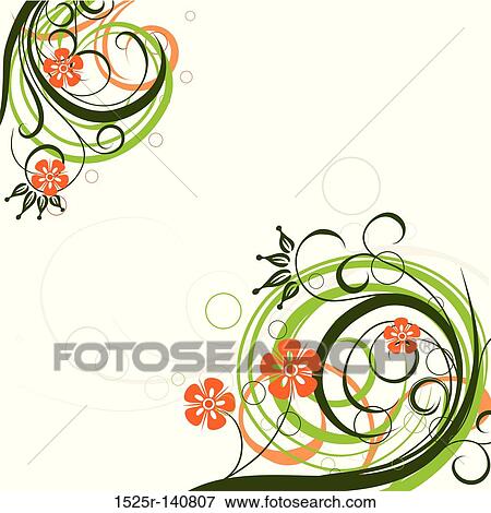 Stock Illustration - Floral background, vector. Fotosearch