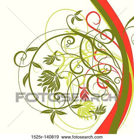 Stock Illustration - Floral background, vector. Fotosearch