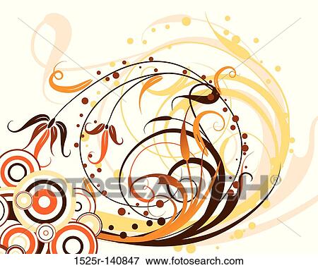 Floral background, vector View Large Illustration Stock Illustration - Floral background, vector. Fotosearch