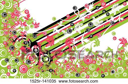 Floral background, vector View Large Illustration Stock Illustration - Floral background, vector. Fotosearch