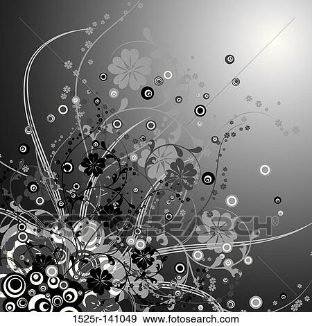 Floral background, vector View Large Illustration Stock Illustration - Floral background, vector. Fotosearch