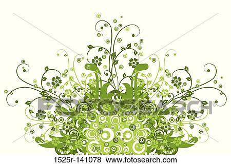 Stock Illustration - Floral background, vector. Fotosearch
