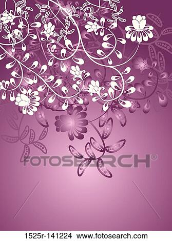Stock Illustration - Floral background, vector. Fotosearch