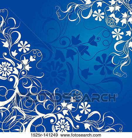 Floral background, vector View Large Illustration Stock Illustration - Floral background, vector. Fotosearch