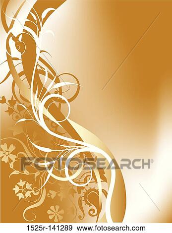 Floral background, vector View Large Illustration Stock Illustration - Floral background, vector. Fotosearch