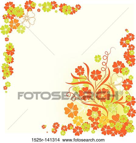 Stock Illustration - Floral background, vector. Fotosearch