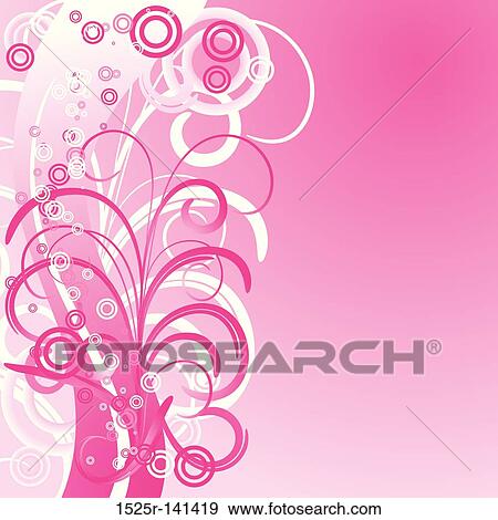Floral background, vector View Large Illustration Stock Illustration - Floral background, vector. Fotosearch