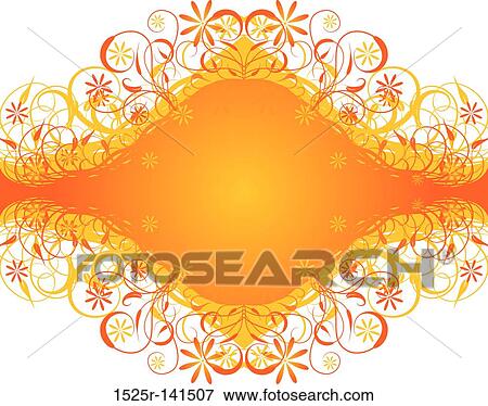 Floral background, vector View Large Illustration Stock Illustration - Floral background, vector. Fotosearch