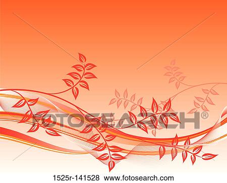 Floral background, vector View Large Illustration Stock Illustration - Floral background, vector. Fotosearch