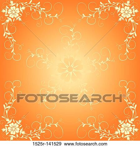 Floral background, vector View Large Illustration Stock Illustration - Floral background, vector. Fotosearch