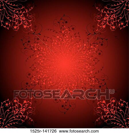 Floral background, vector View Large Illustration Stock Illustration - Floral background, vector. Fotosearch