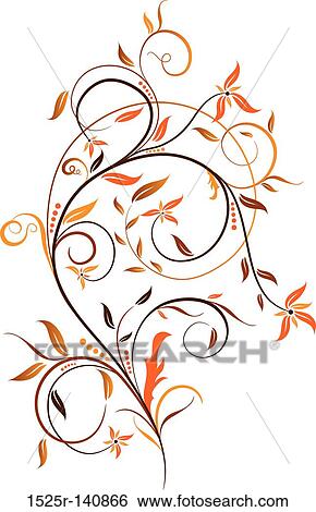 Floral backgrounds, vector View Large Illustration Stock Illustration - Floral backgrounds, vector. Fotosearch