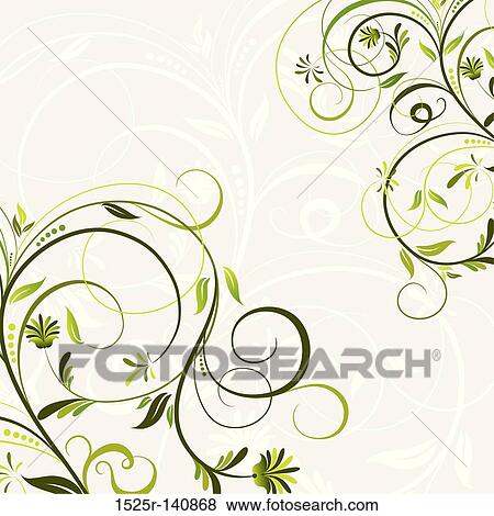 Floral backgrounds, vector View Large Illustration Stock Illustration - Floral backgrounds, vector. Fotosearch