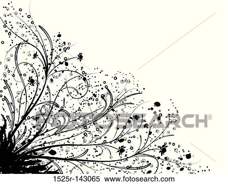 Floral element for design, vector View Large Illustration Stock Illustration - Floral element for design, vector. Fotosearch