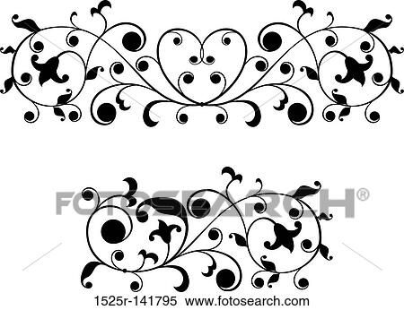 floral finial View Large Illustration Stock Illustration - floral finial. Fotosearch