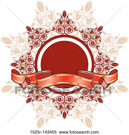 Floral frame View Large Illustration Stock Illustration - Floral frame. Fotosearch