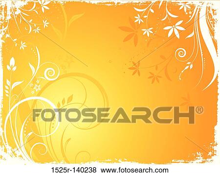 Stock Illustration - Floral grunge. Fotosearch