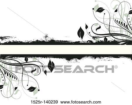 Stock Illustration - floral grunge. Fotosearch