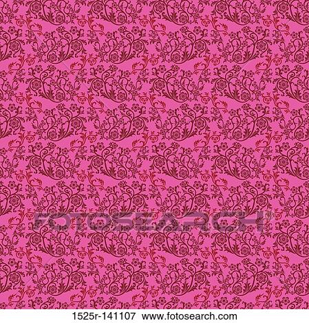 Floral pattern, vector View Large Illustration Stock Illustration - Floral pattern, vector. Fotosearch