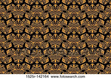 Floral pattern, vector View Large Illustration Stock Illustration - Floral pattern, vector. Fotosearch