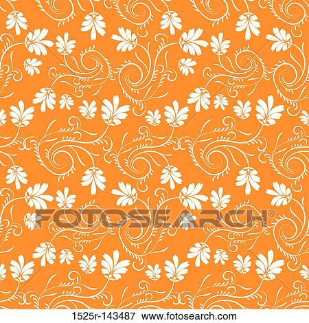 Floral seamless pattern View Large Illustration Stock Illustration - Floral seamless pattern. Fotosearch