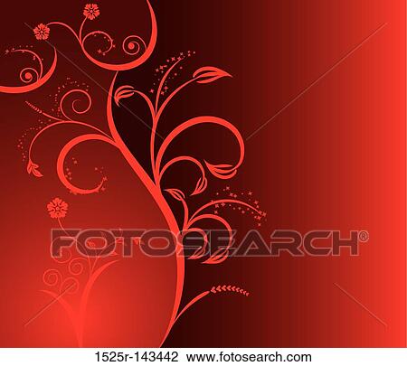 Floral silhouette sexy girl, vector View Large Illustration Drawing - Floral silhouette sexy girl, vector. Fotosearch
