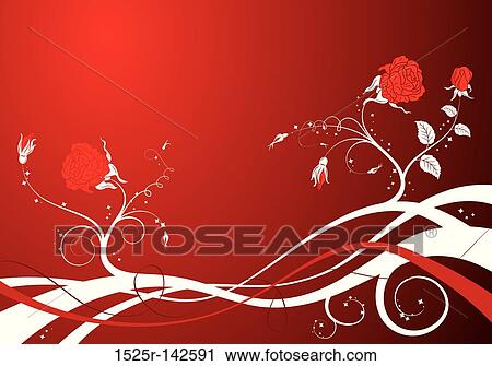 Flower background View Large Illustration Clip Art - Flower background. Fotosearch