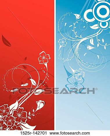 Clip Art - Flower background. Fotosearch