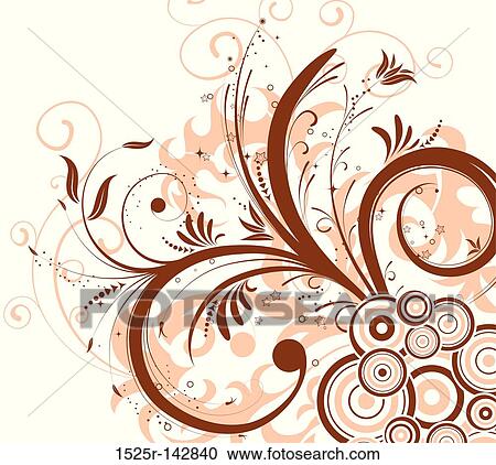 Flower background View Large Illustration Clipart - Flower background. Fotosearch