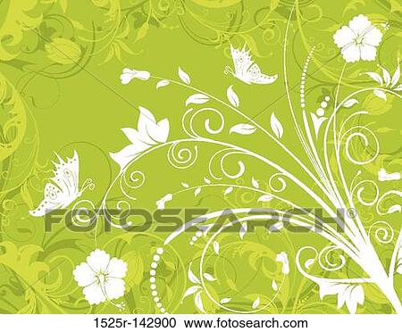 Flower background View Large Illustration Clipart - Flower background. Fotosearch