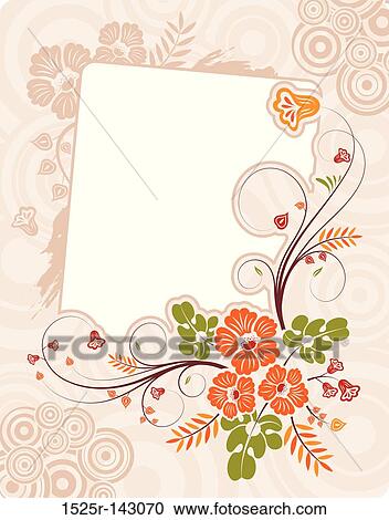 Flower background View Large Illustration Clipart - Flower background. Fotosearch