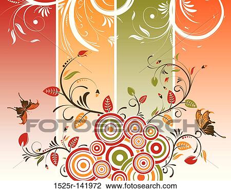 Flower background View Large Illustration Drawing - Flower background. Fotosearch