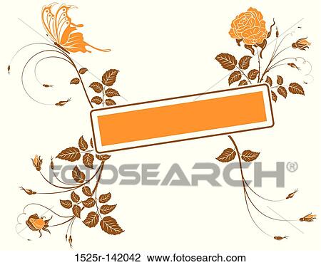 Flower background View Large Illustration Drawing - Flower background. Fotosearch