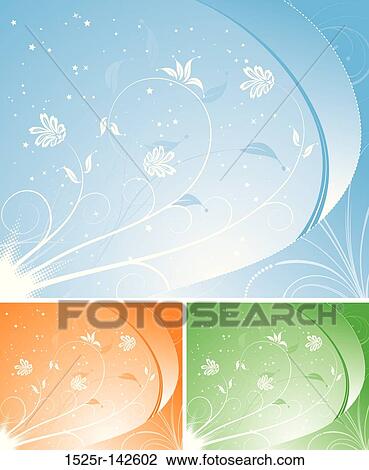 Flower background View Large Illustration Drawing - Flower background. Fotosearch